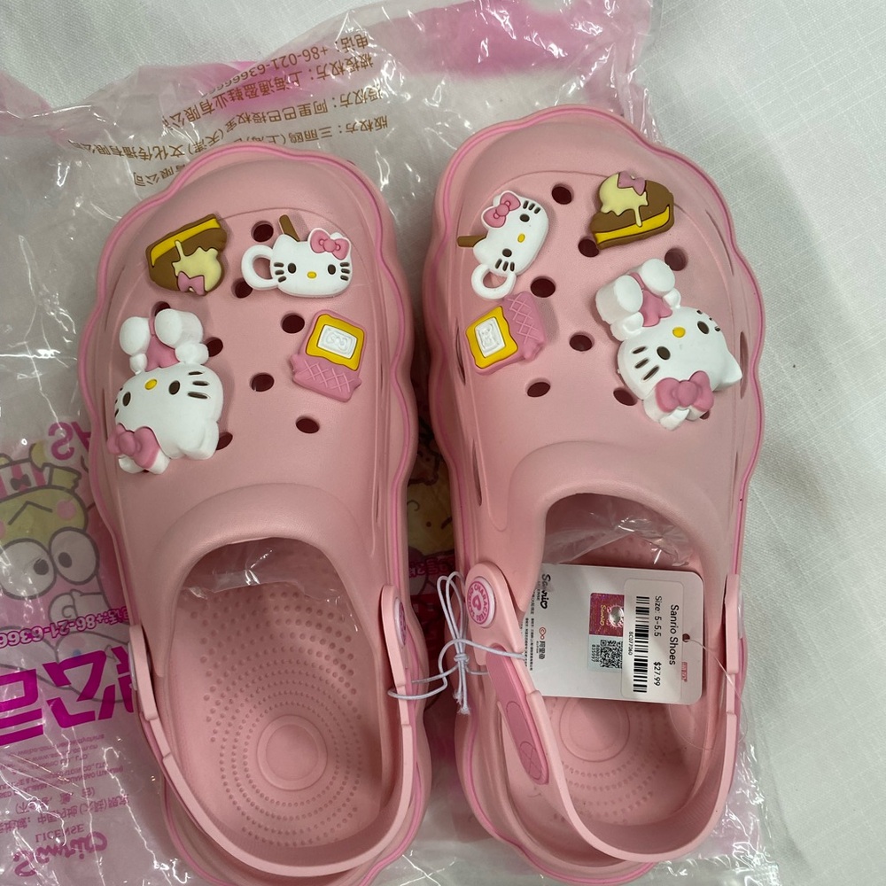 Hello Kitty Pink Kids Slippers